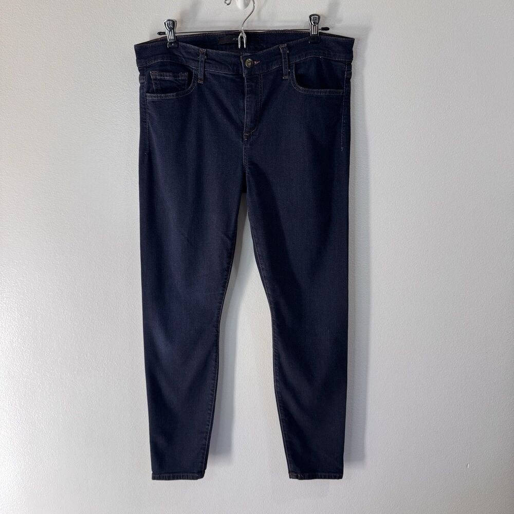 Joe's Jeans The High Water Womens 32 Dark Wash Denim Stretch Mid Rise Ankle